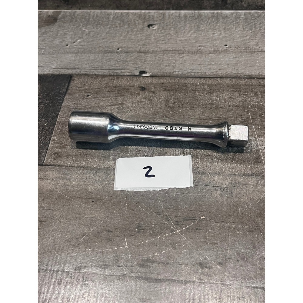 Crescent CS12 N Socket Extension Bar 1/2 Drive Chrome Silver Tool